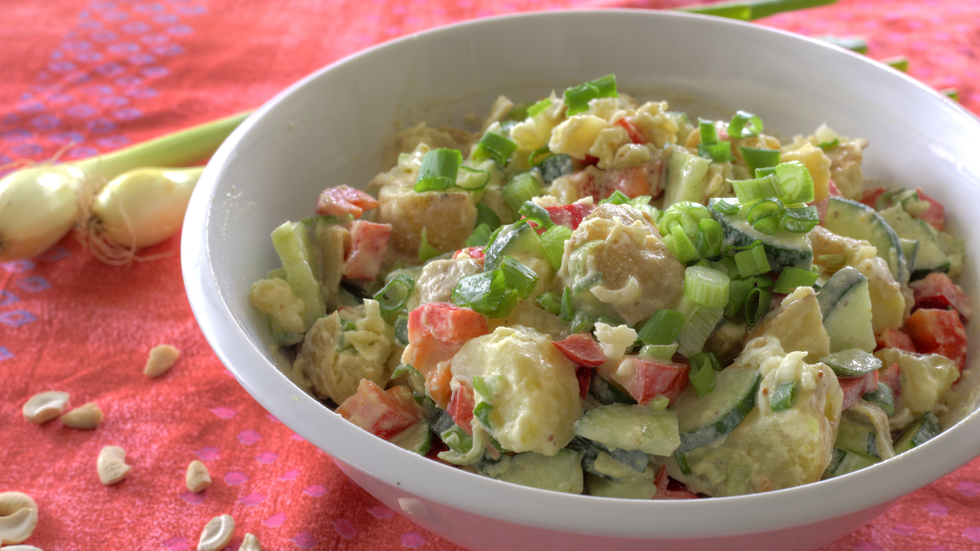 Simple Potato Salad Recipe: Refreshing Potato Salad With Healthy Plantbased Mayonnaise